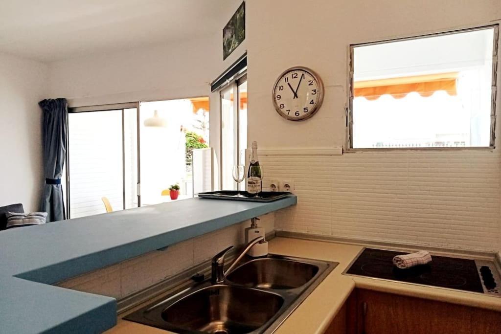 Apartment With Large Terrace, 10 Meters From Playa De Las Burras San Bartolomé Dış mekan fotoğraf